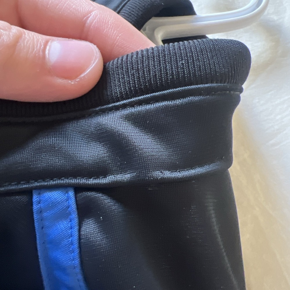 VTG 80s Nike Air Jordan Jacket Full Zip Black Track Warm-Up Sz‎ M Made In Japan - Picture 9 of 16